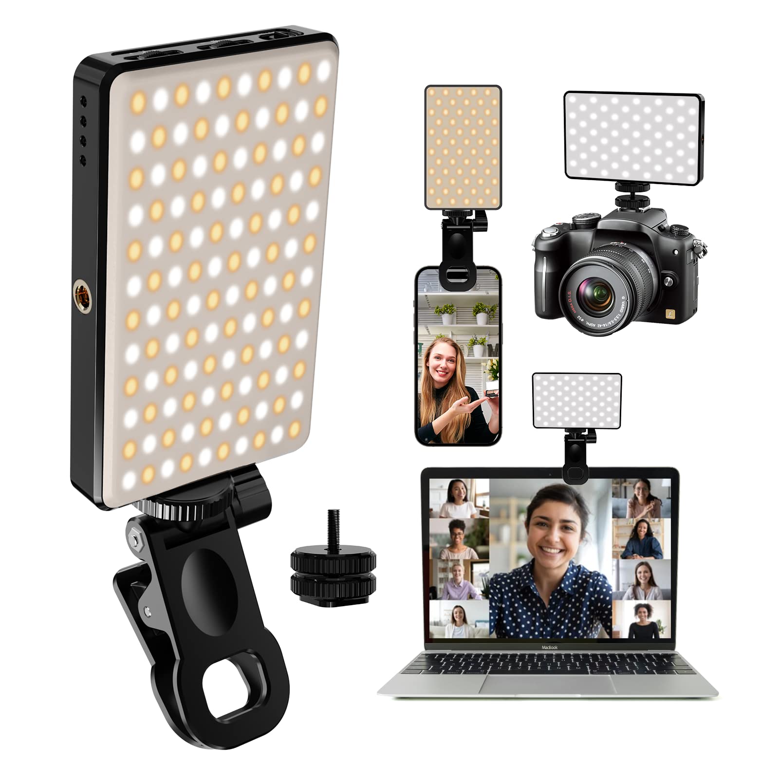 Photography Lighting Overhead - Luz LED para Selfie, 3000Mah, 120