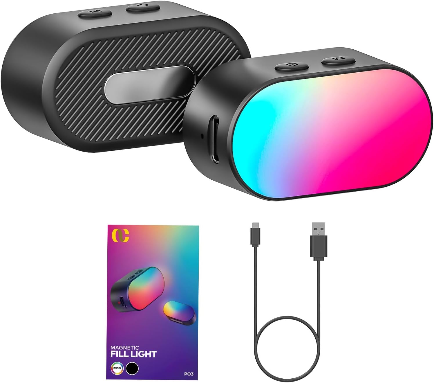 Photography And Videography Lighting - AOCHUAN Mini RGB Luz de relleno