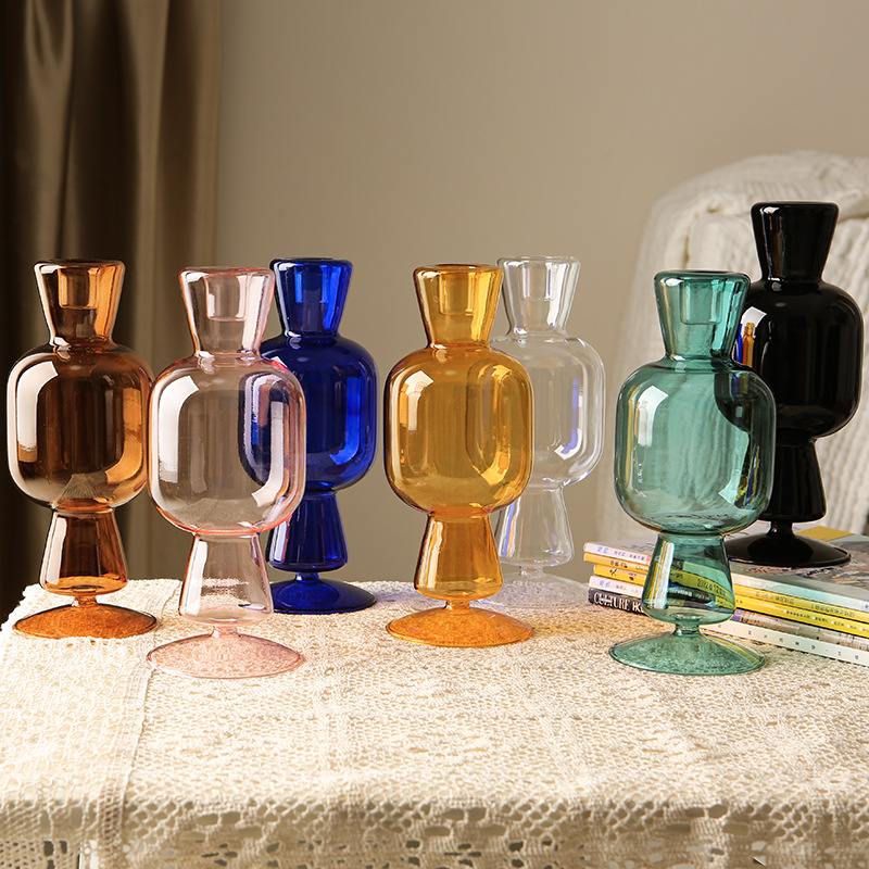Photography Lighting Home - Candelabro de Vidrio Nórdico de Doble