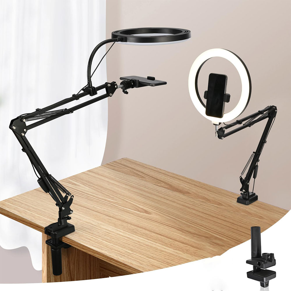 Photography Lighting Overhead - Anillo de luz con soporte y