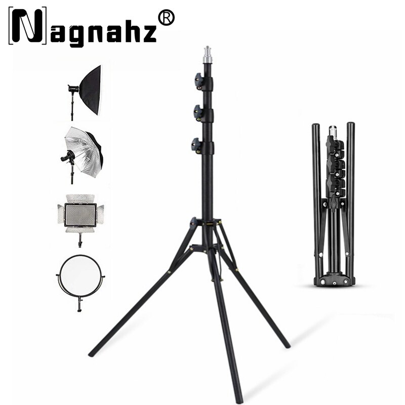 Photography Lighting With Flash - NAGNAHZ-trípode de aleación de aluminio para