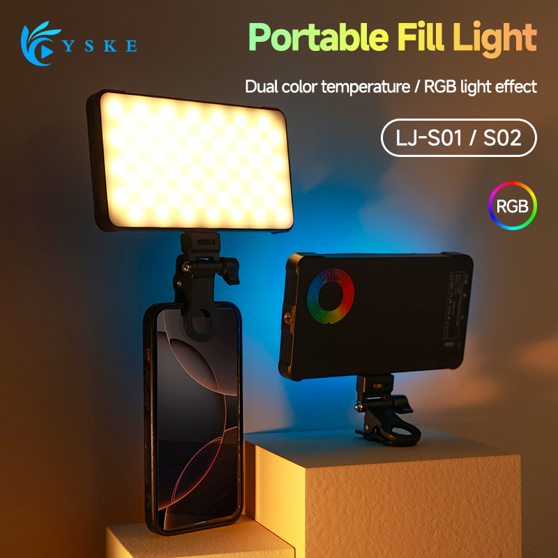 Photography And Videography Lighting - Luz de vídeo LED RGB, Clip