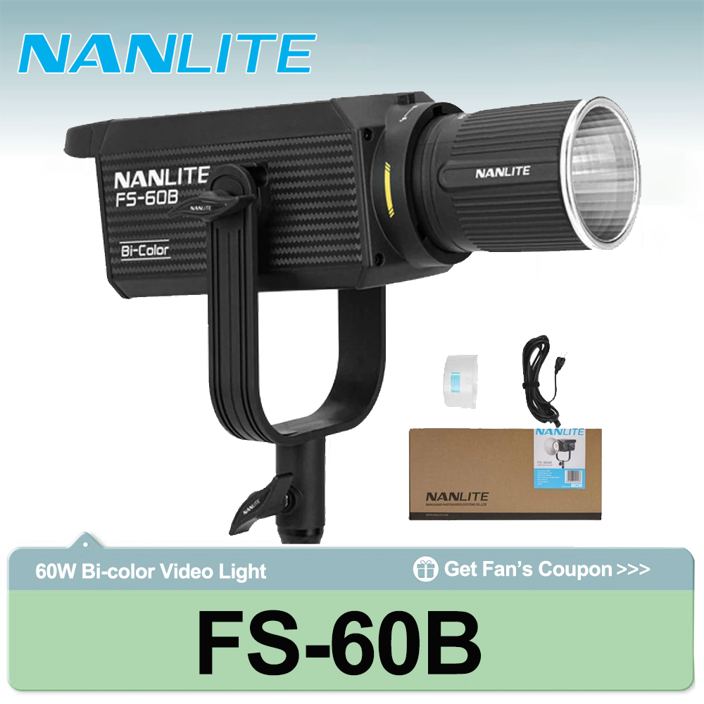 Photography Lighting Wireless - Luz de Fotografía Nanlite FS-60B de