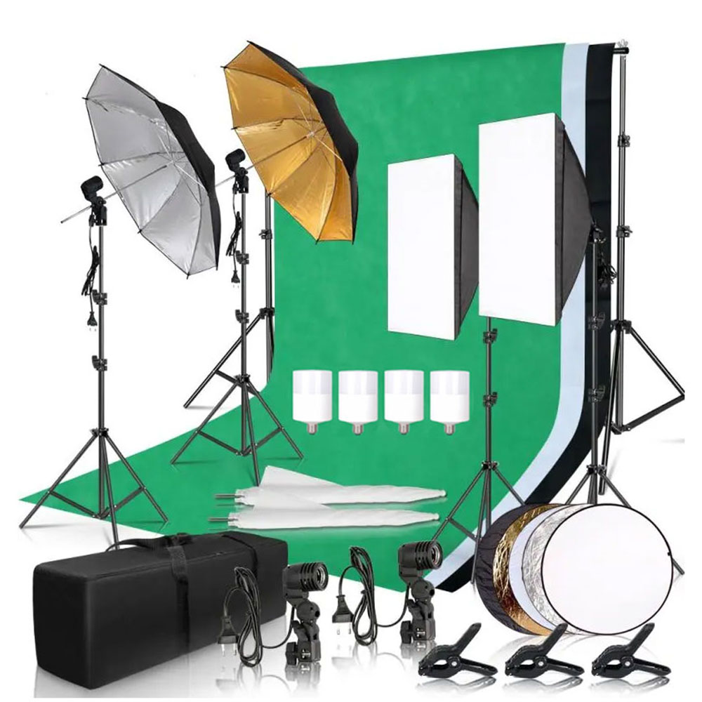 Photography Lighting Umbrella - Kit de Iluminación para Estudio Fotográfico