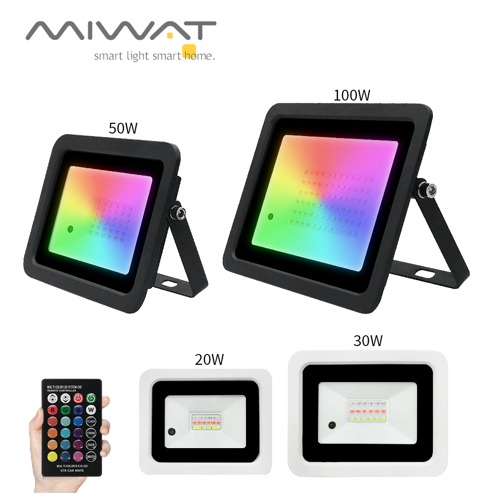 Luz de inundación RGB 100W 50W - Photography Lighting Uk reseña y precio