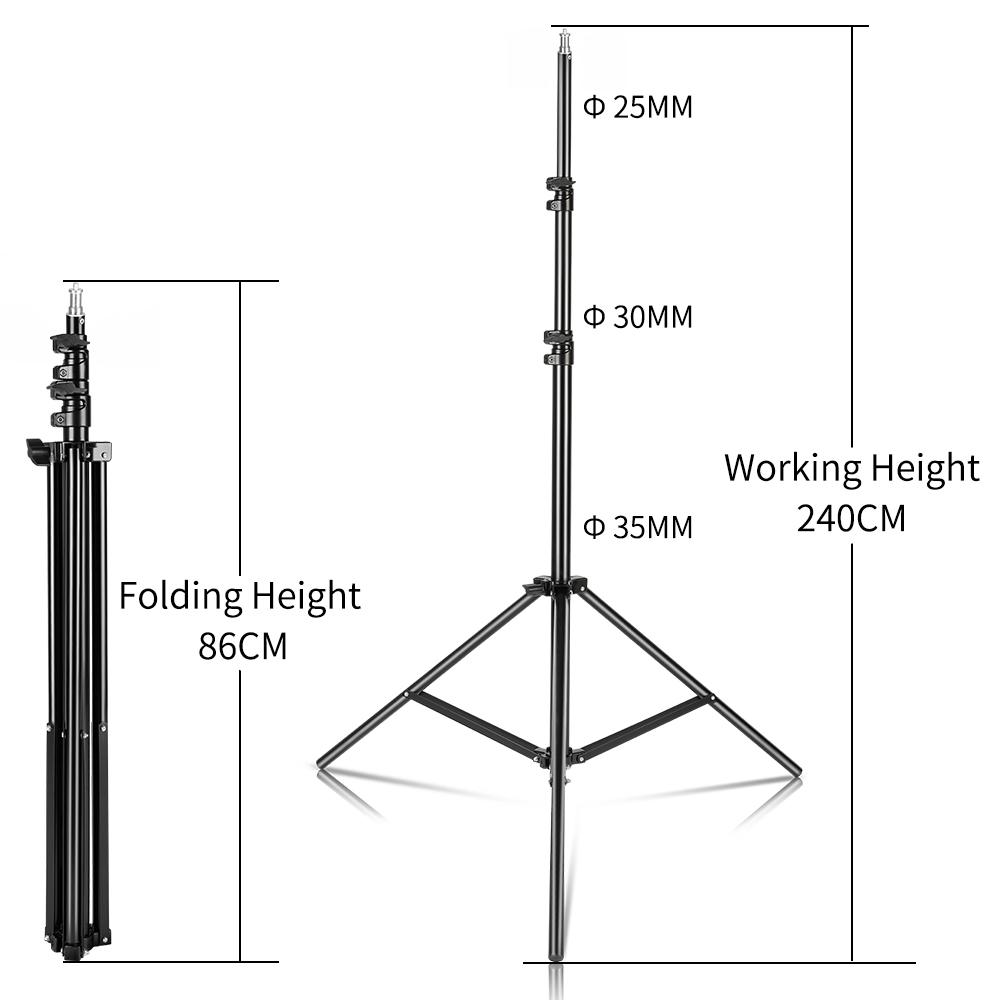 Trípode de fotografía de 240 c - Photography Lighting Umbrella reseña y precio