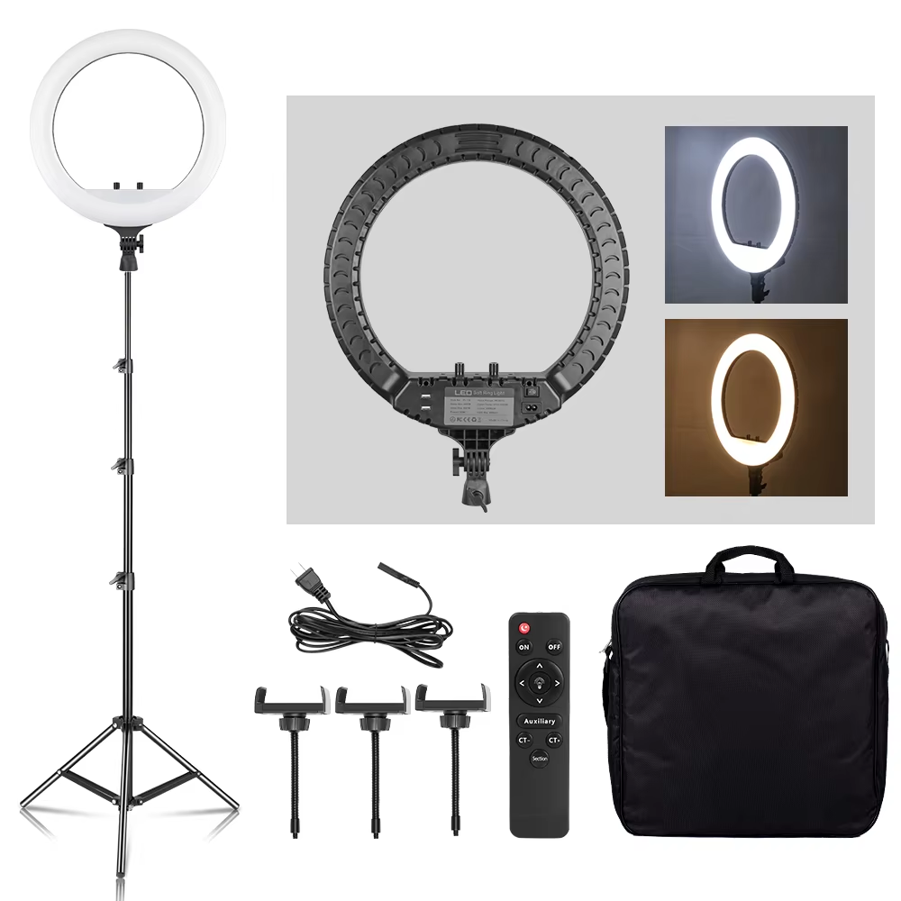 Aro de luz LED SH de 18 pulgad - Photography Lighting Overhead reseña y precio