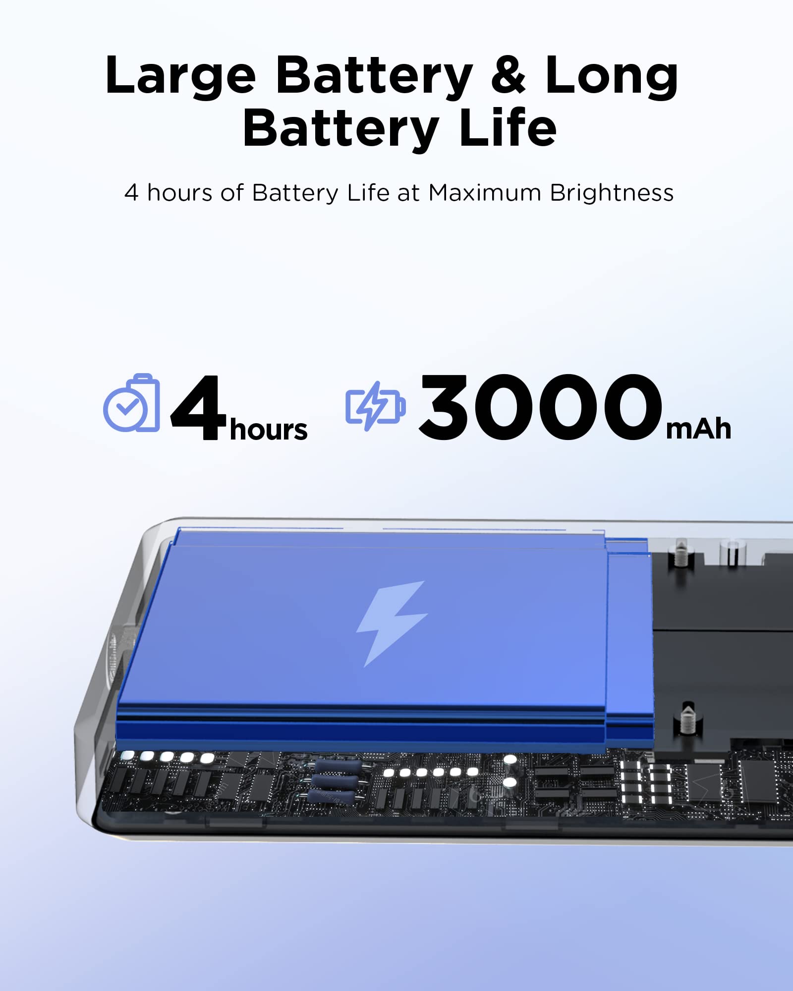 Luz LED para Selfie, 3000Mah,  - Photography Lighting Overhead reseña y precio