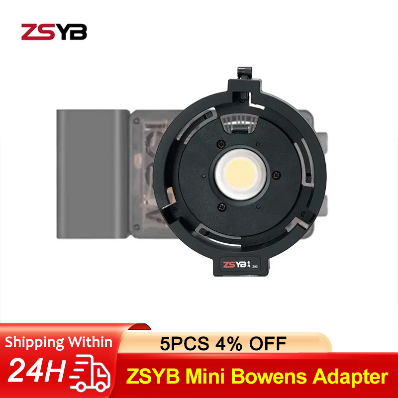 Adaptador ZSYB Mini Bowens par - Photography Lighting Tools reseña y precio