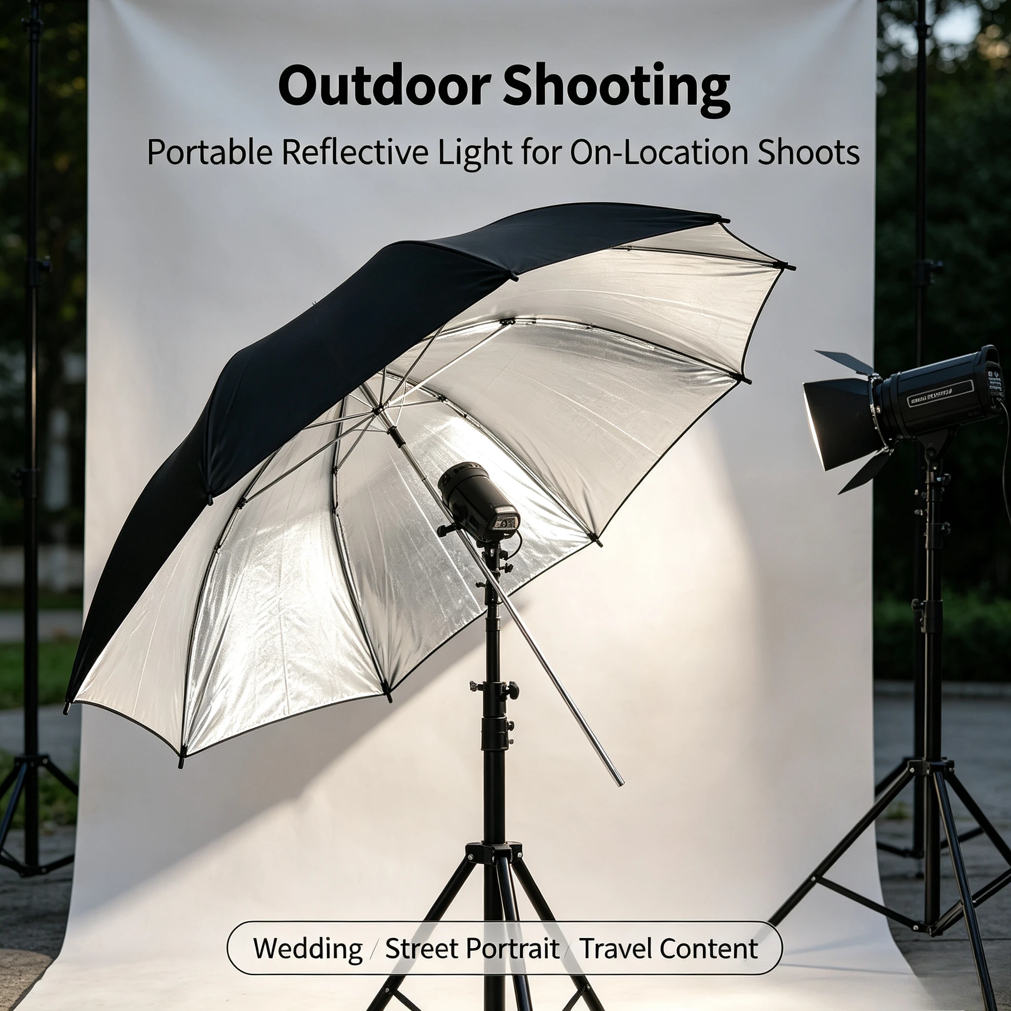 Paraguas Reflectante Negro Res - Photography Lighting Umbrella reseña y precio