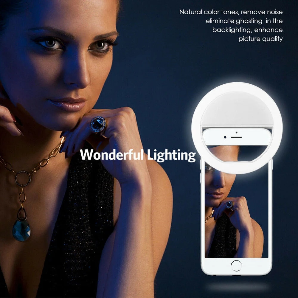 Anillo de luz LED recargable p - Photography Lighting Overhead reseña y precio