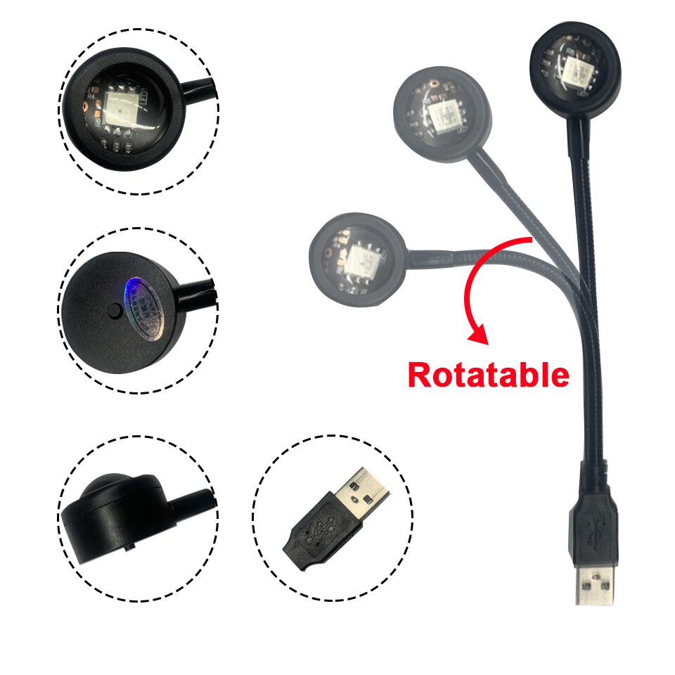 Lámpara USB con Gradiente de C - Photography Lighting Home reseña y precio