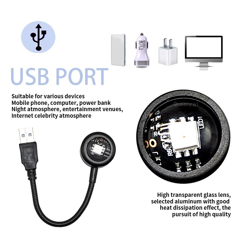 Lámpara USB con Gradiente de C - Photography Lighting Home reseña y precio