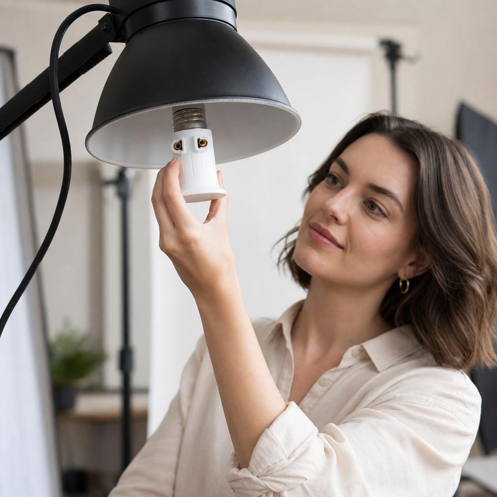 Adaptador de Enchufe E27 a Enc - Photography Lighting Uk reseña y precio