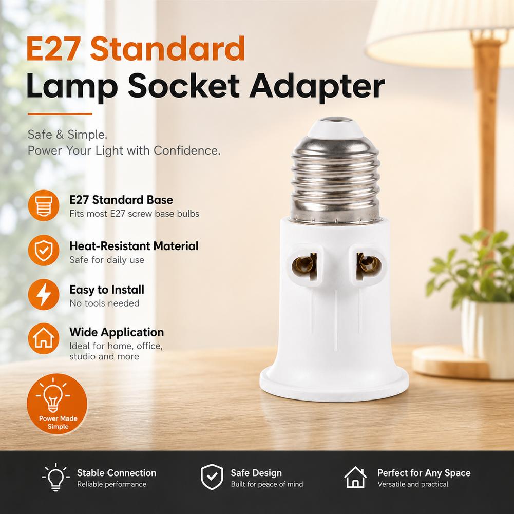 Adaptador de Enchufe E27 a Enc - Photography Lighting Uk reseña y precio