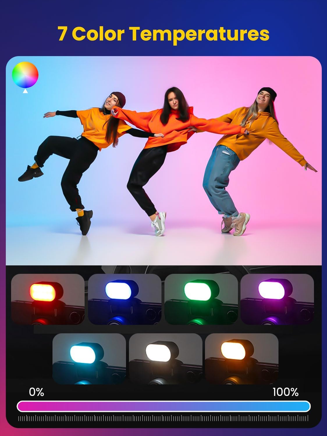 AOCHUAN Mini RGB Luz de rellen - Photography And Videography Lighting reseña y precio