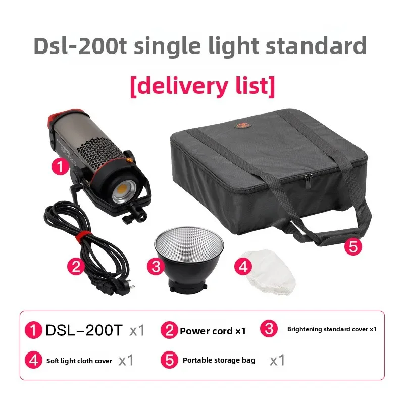Luz LED de fotografía DSL-200T - Photography Lighting Position reseña y precio