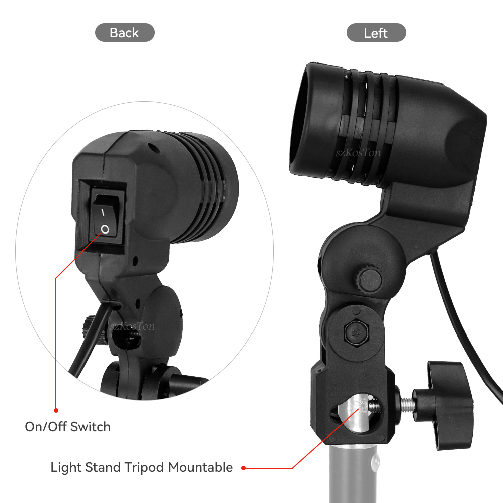 Portalámparas de un solo cabez - Photography Lighting Umbrella reseña y precio