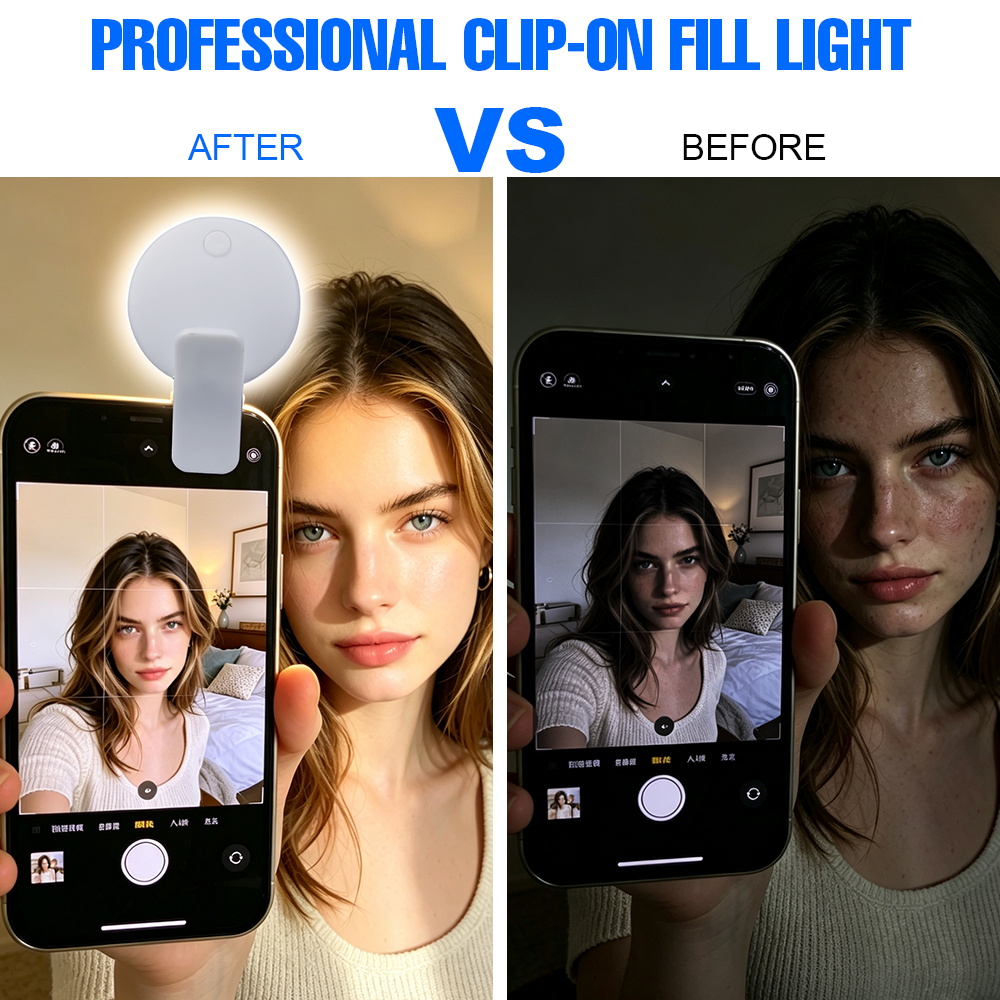 Luz LED de relleno para selfie - Photography Lighting Overhead reseña y precio