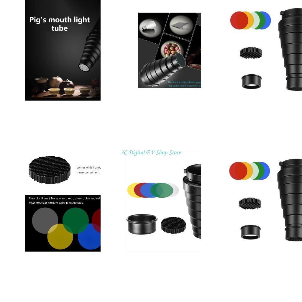 E74D 1 Juego Snoot fotografía  - Photography Using Lighting reseña y precio