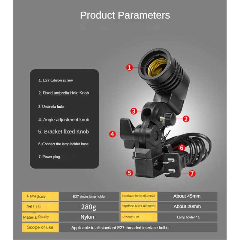 Lámpara de estudio fotográfico - Photography Lighting Umbrella reseña y precio