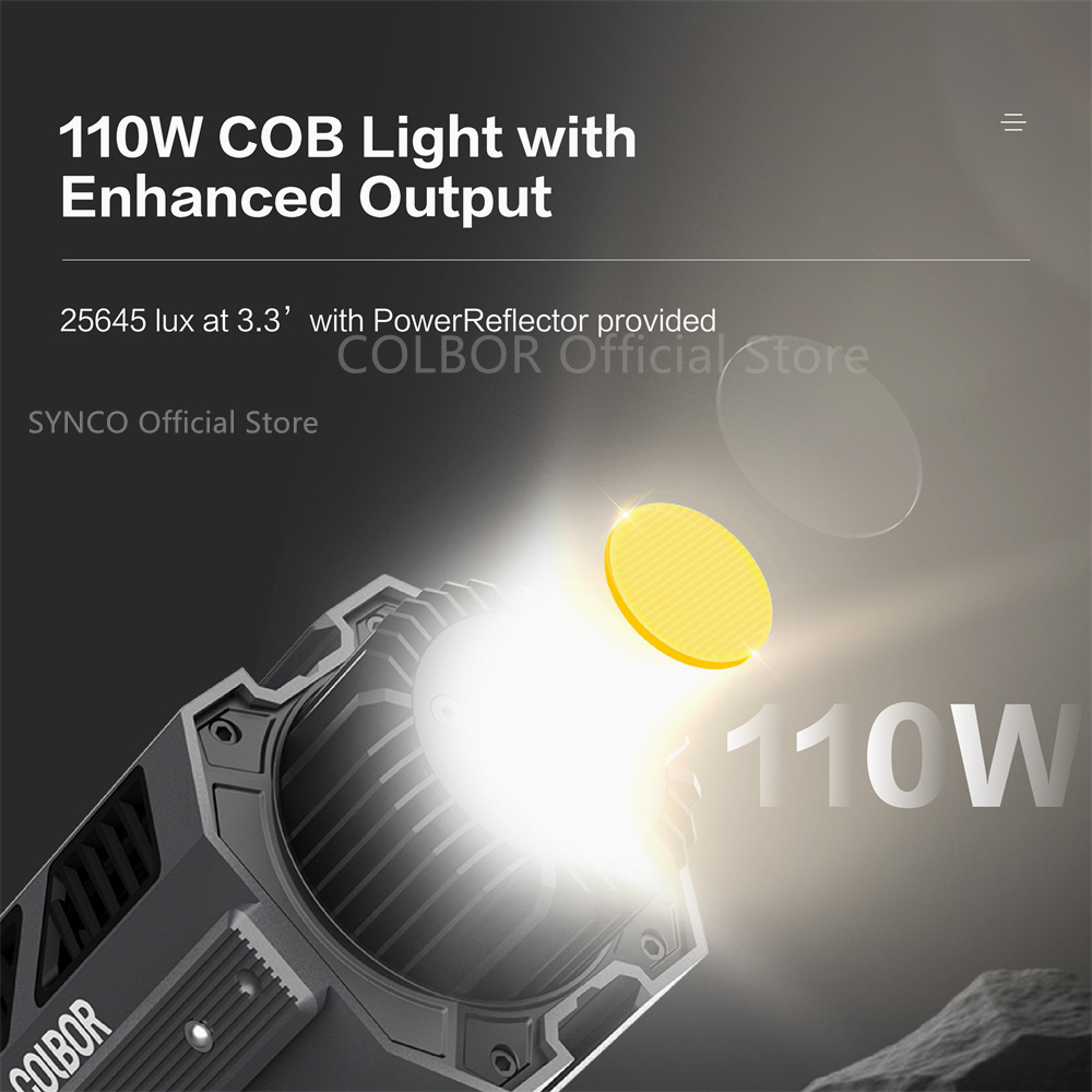 COLBOR CL100X, lámpara LED COB - Photography Lighting Wireless reseña y precio