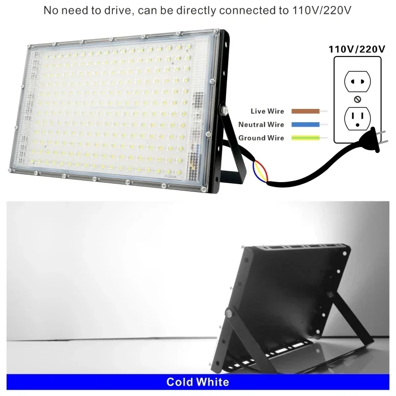 Luz de inundación Led de 110V  - Photography Lighting Uk reseña y precio