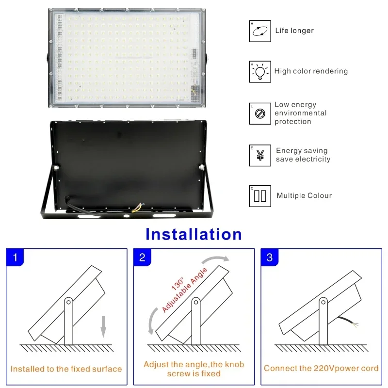 Luz de inundación Led de 110V  - Photography Lighting Uk reseña y precio