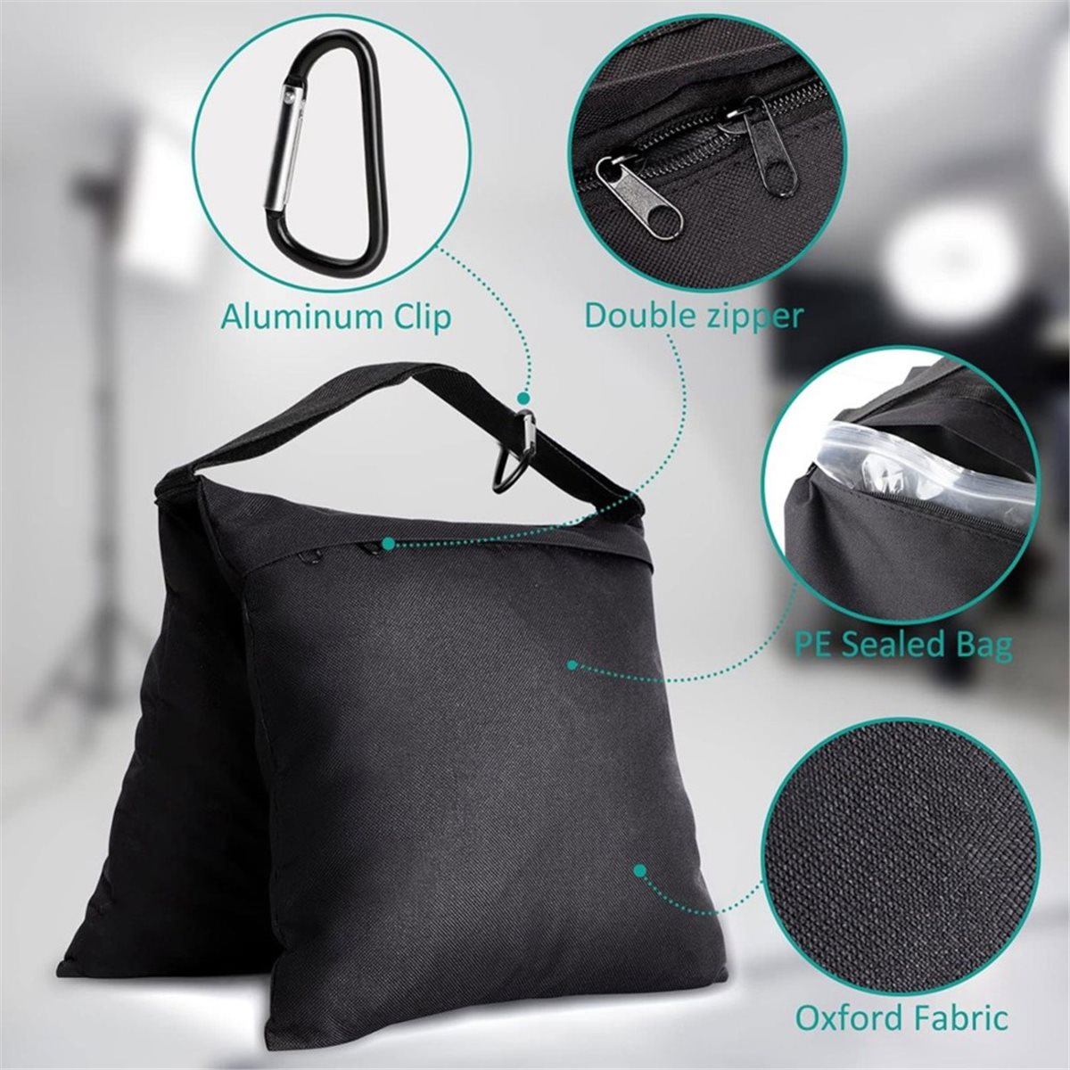 DT75BG 8 Bolsas de Arena para  - Photography Lighting Weight Bags reseña y precio