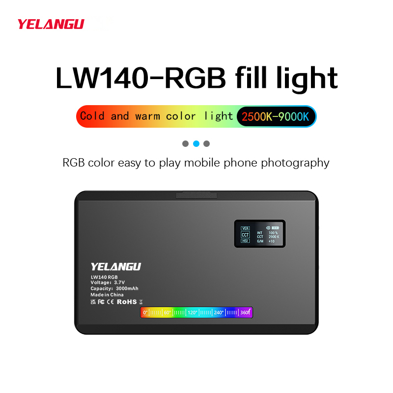 YELANGU RGB luz LED de vídeo W - Photography Lighting With Umbrella reseña y precio