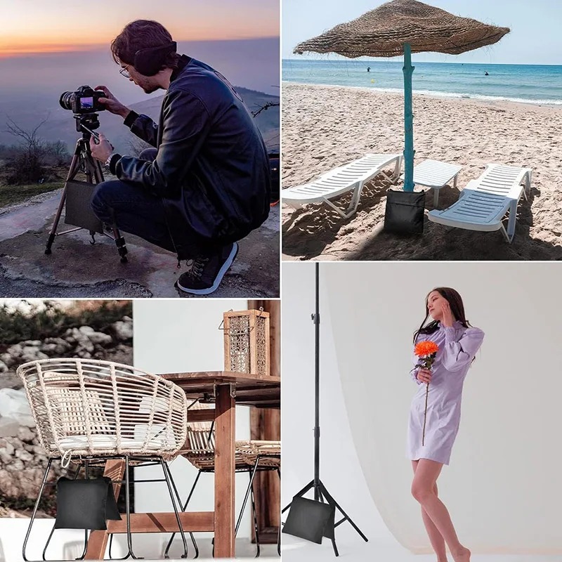 Bolsa de arena negra, bolsas d - Photography Lighting Weight Bags reseña y precio