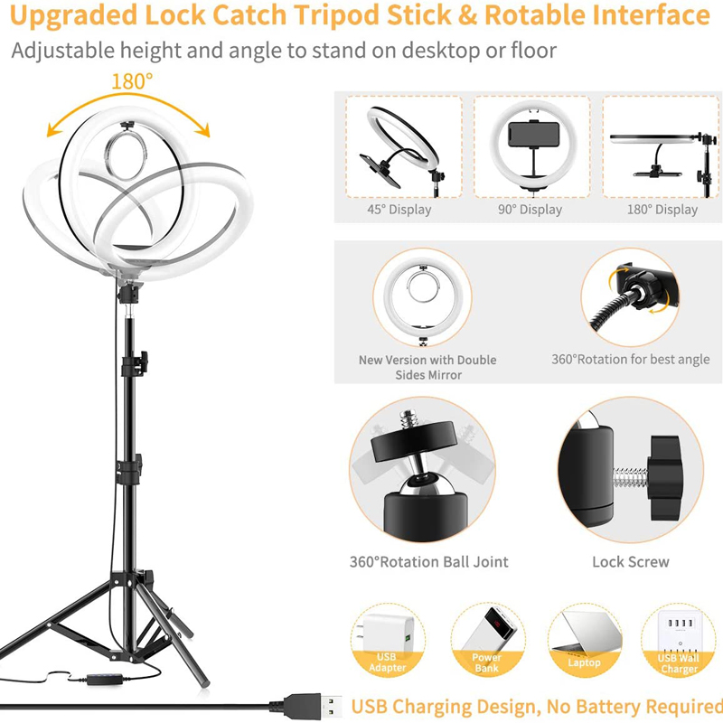 Luz de video LED de 16/26/33 c - Photography Lighting Overhead reseña y precio