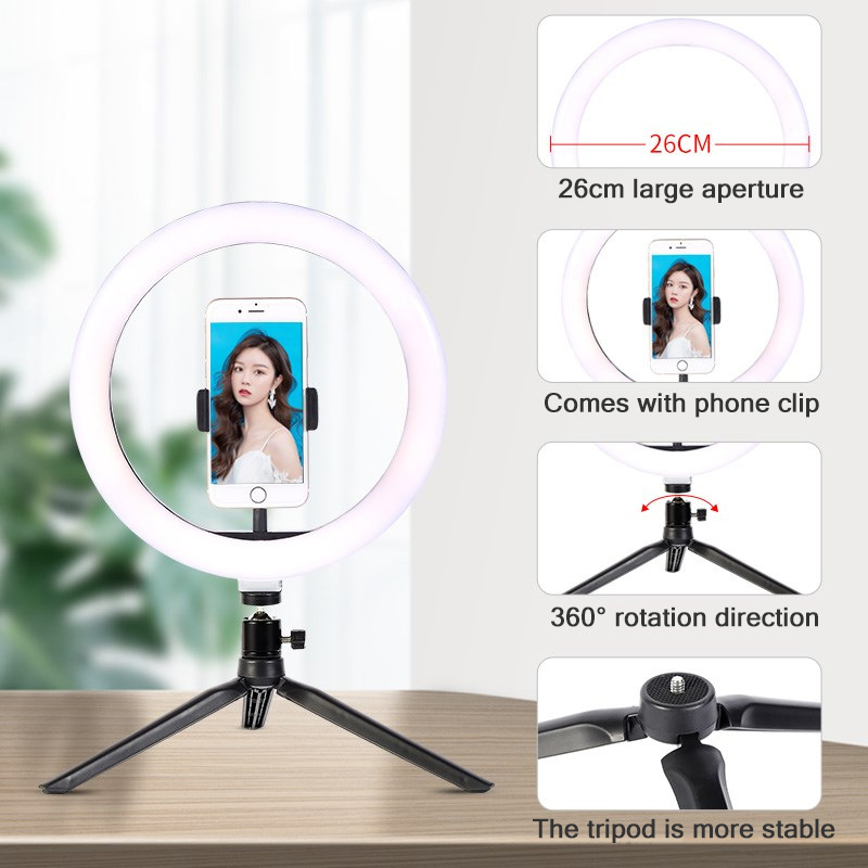 Anillo Led de 26cm y 10 pulgad - Photography Lighting Overhead reseña y precio