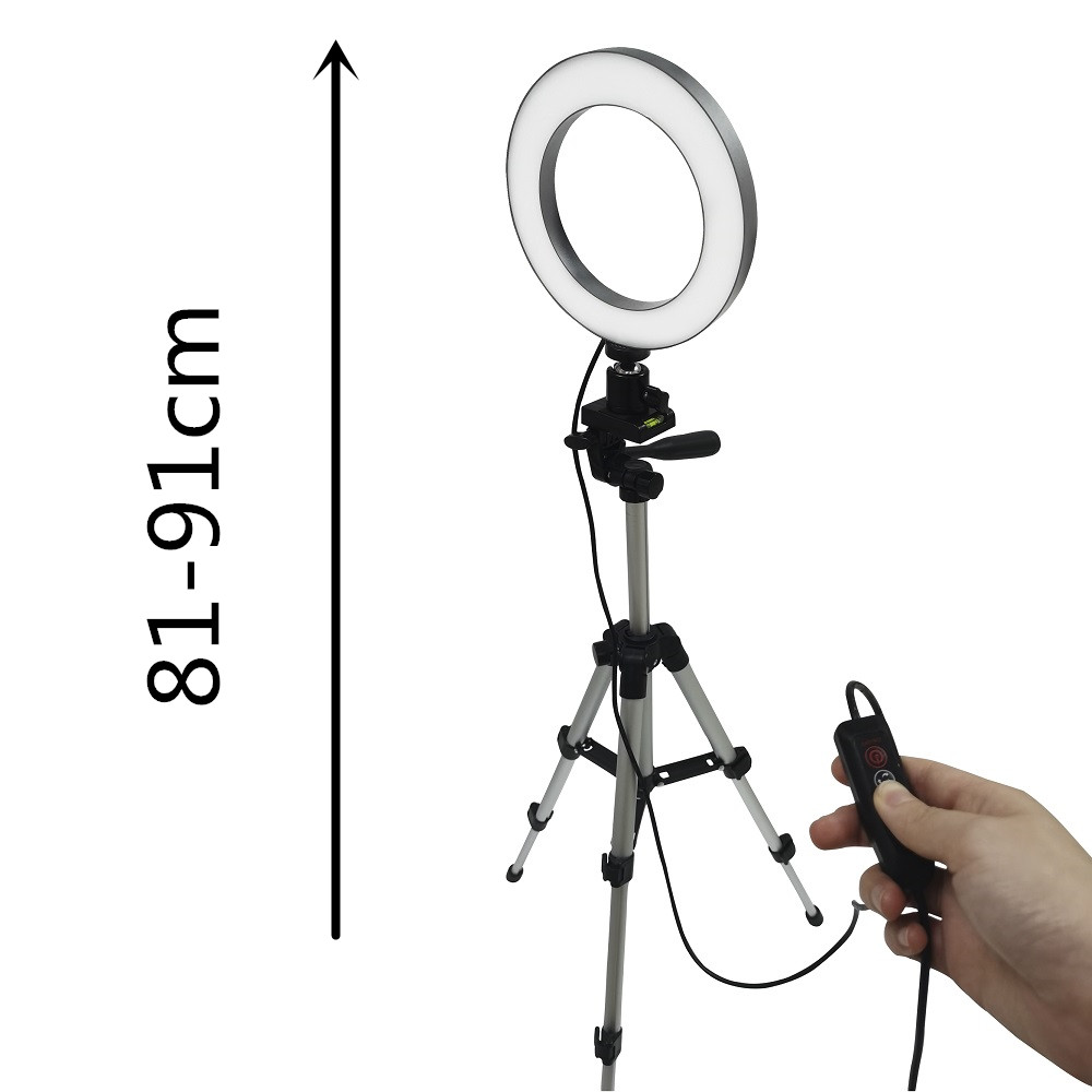 Anillo de luz LED para selfies - Photography Lighting Overhead reseña y precio
