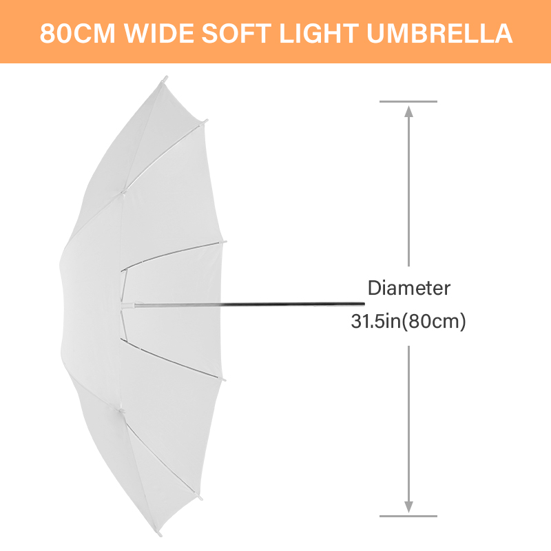 Paraguas difusor de luz blanca - Photography Lighting Umbrella reseña y precio