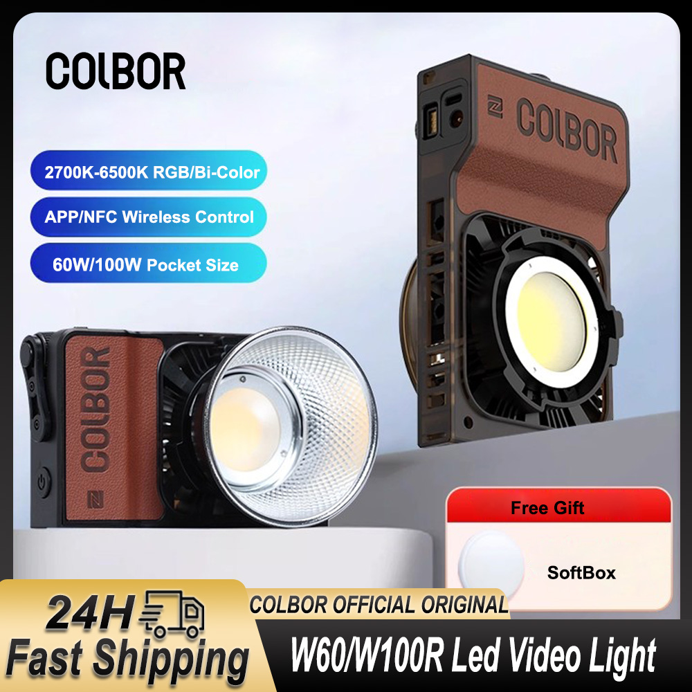 Colbor W60 W100R RGB luz LED p - Photography Lighting Wireless reseña y precio