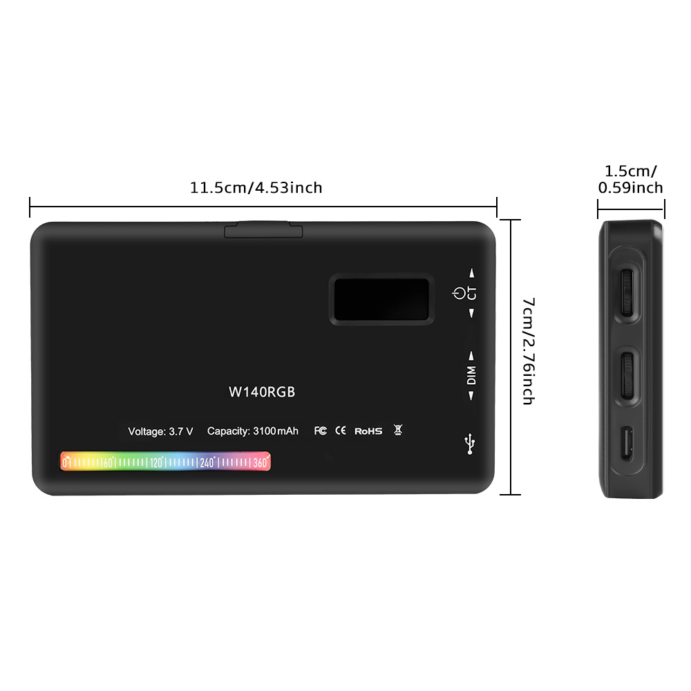Luz de vídeo LED RGB SH W140 0 - Photography Lighting With Umbrella reseña y precio