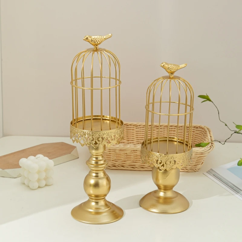 Portavelas de jaula de pájaros - Photography Lighting Home reseña y precio