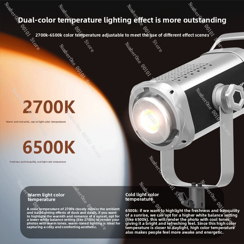 Luz de Fotografía COB de 300W  - Photography Lighting For Portraits reseña y precio