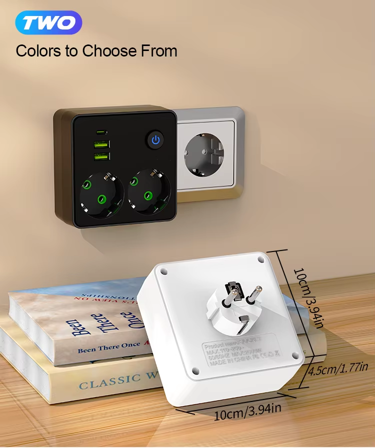 Enchufe de pared con cargador  - Photography Lighting Uk reseña y precio