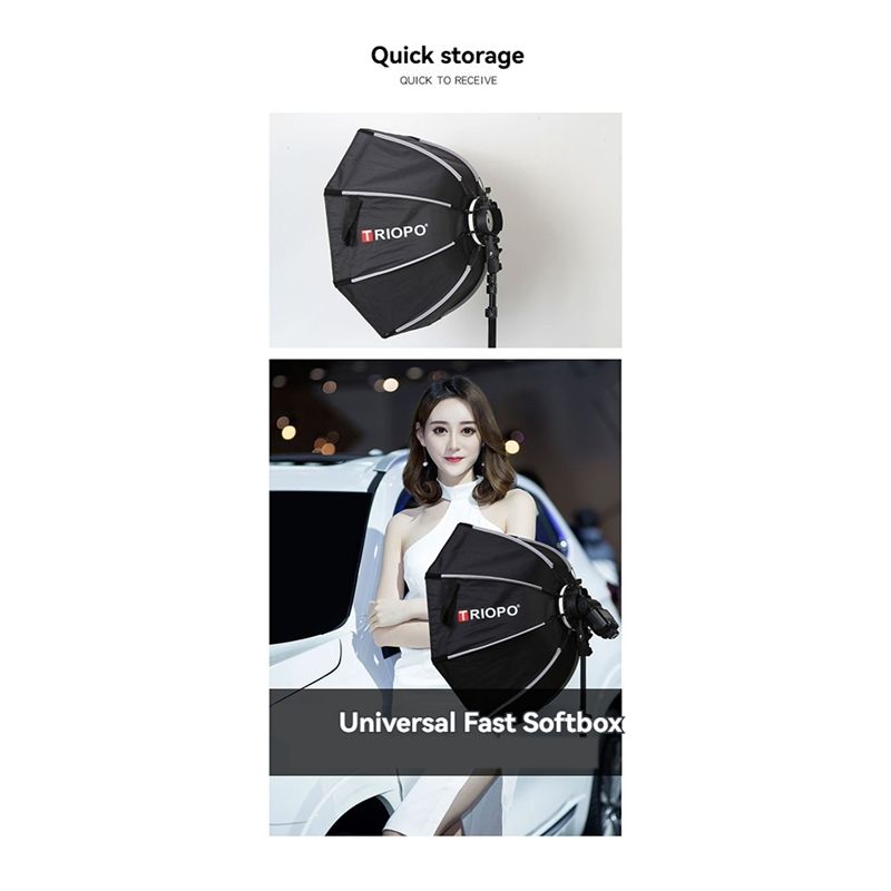 Paraguas Softbox Octagonal TRI - Photography Lighting Wireless reseña y precio