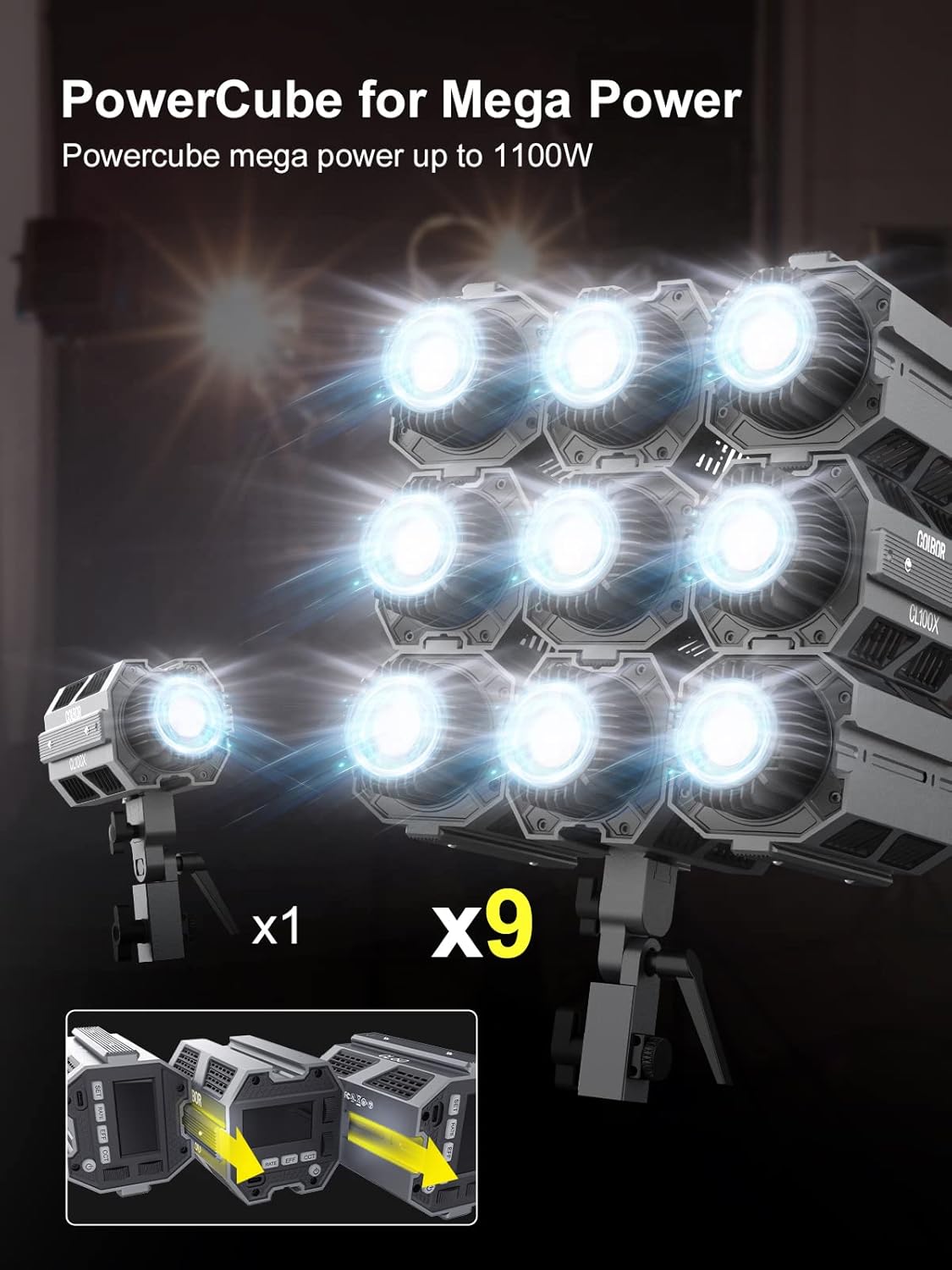 Colbor CL100X Luz LED de fotog - Photography Lighting Wireless reseña y precio